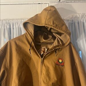 Pella Workwear Field Jacket Brown With Freedom Hybrid Seed Patch Men’s X-Large